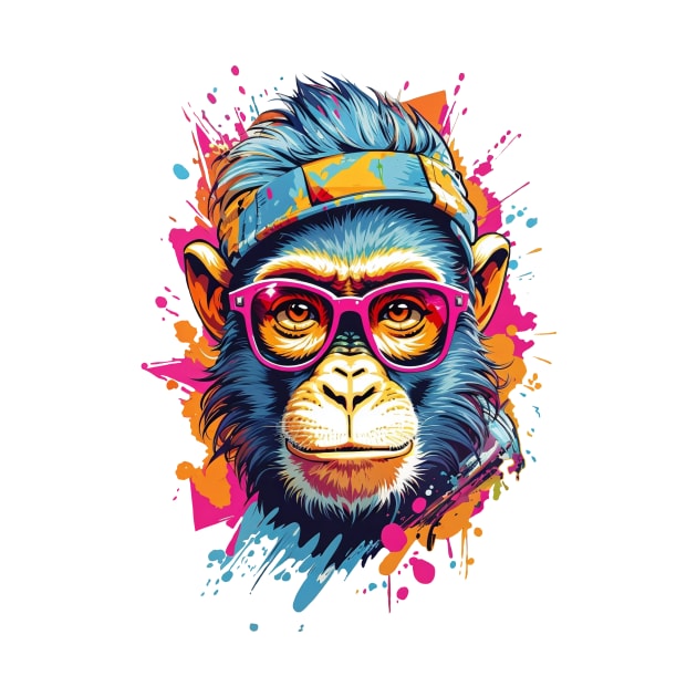 Cool Monkey in Sunglasses by NordicBadger