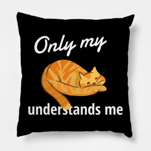 Only My Cat Understands Me Pillow