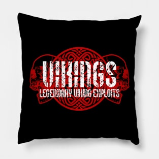 Vikings Series Shading Art Pillow