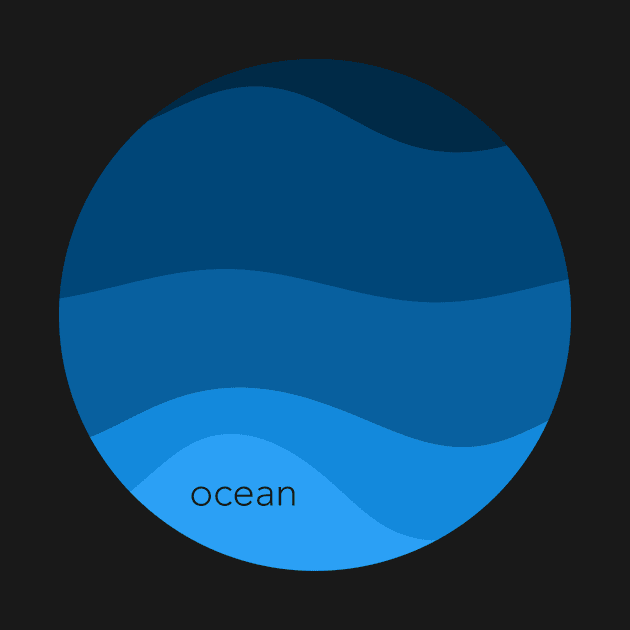 ocean blue by pholange