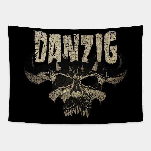 Danzig Skull 1988 Tapestry by Thrift Haven505