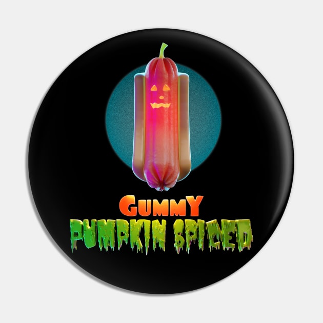 Halloweeners - Gummy Pumpkin Spice Dawg Pin by DanielLiamGill