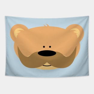 Teddy bear with mustache Tapestry