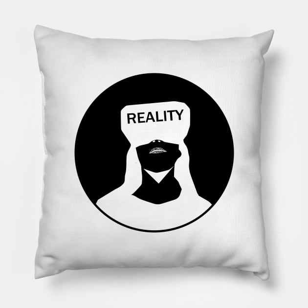 virtual reality is real Pillow by artirio