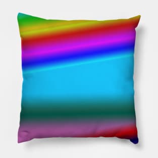 red blue green texture art Pillow