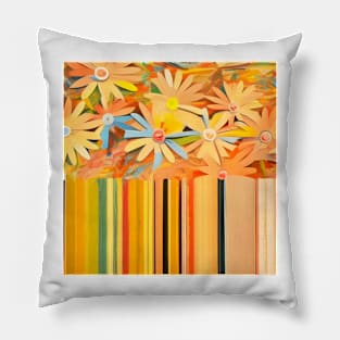 Daisies on the Fence Pillow