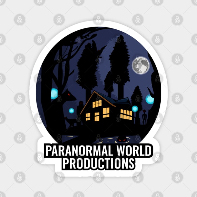 Paranormal World Productions - Original Studio Logo Magnet by Paranormal World Productions Studio