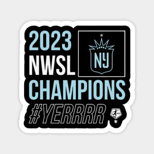 NJNY Gotham FC 2023 NWSL Champions Magnet