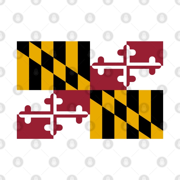 Maryland State Flag by Lucha Liberation