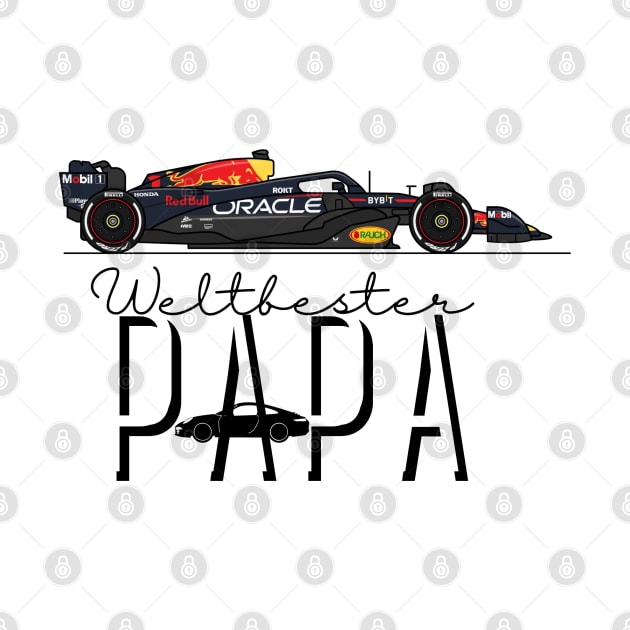 Weltbester Papa, Formel 1 fan by pitshopmerch@gmail.com