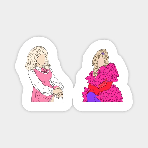 Trixie Mattel and Katya Zamoldchikova Magnet by doctorbihcraft