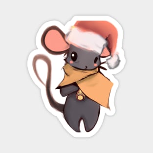 Cute Rat Drawing Magnet