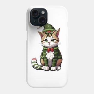 Christmas Cat - Elf Phone Case