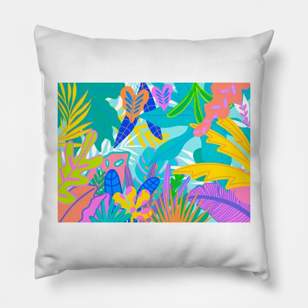 THE TROPICS Pillow by ANDREASILVESTRI