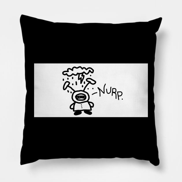 Nurp #1 Pillow by Da Noice Loife Designs