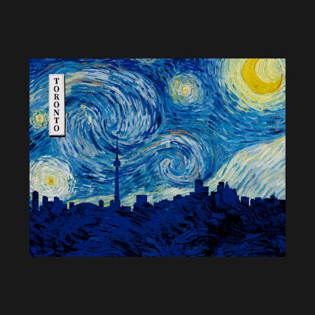 Toronto Starry Night Van Gogh by Ferrazi