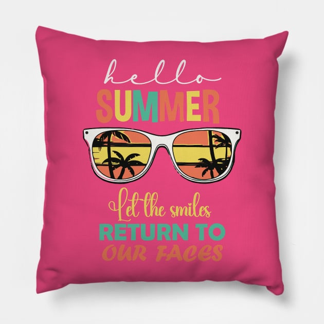 Hello summer Pillow by ArtBudda