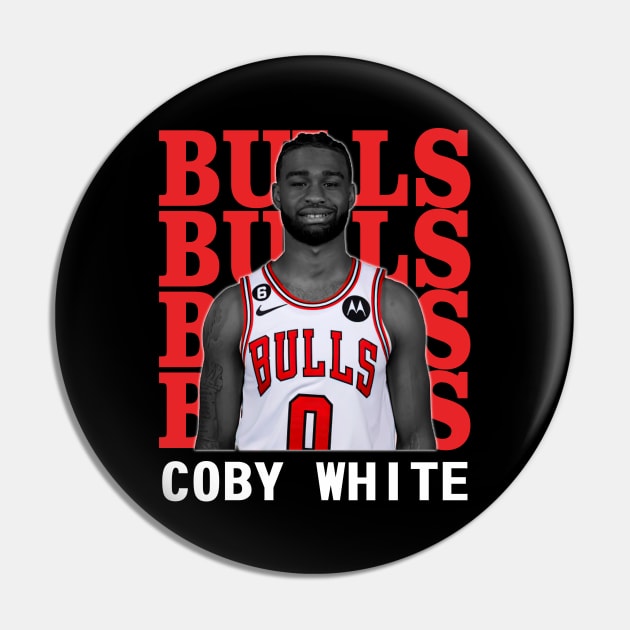 Chicago Bulls Coby White Pin by Thejockandnerd