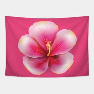 Pink hibiscus Tapestry