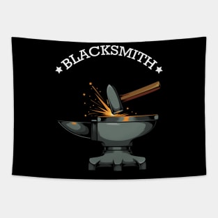 Blacksmith - Anivl Hammer Steel Smithing Tapestry