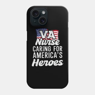 VA Nurse Carin For America's Heroes Phone Case