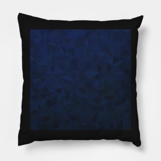 blue pattern triangle Pillow