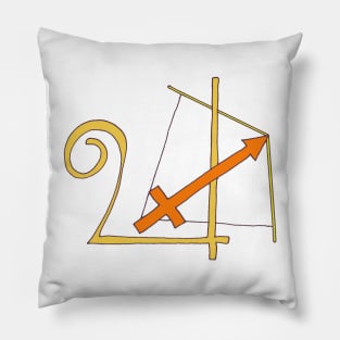 Sagittarius, the archer Pillow