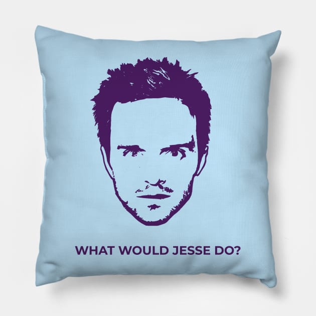 Breaking Bad - What Would Jesse Do? Pillow by TimeTravellers