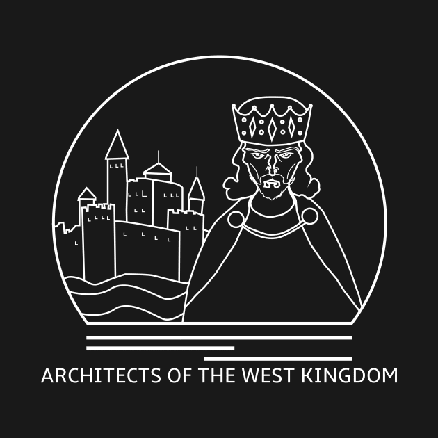 Architects of the West Kingdom Minimalist Line Drawing - Board Game Inspired Graphic - Tabletop Gaming  - BGG by MeepleDesign