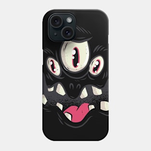 Monster with 3 eyes Phone Case