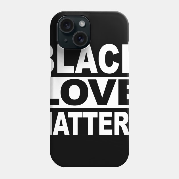 BLACK LOVE MATTERS Phone Case by TheCosmicTradingPost