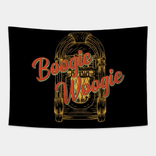 Boogie Woogie Vintage Jukebox Tapestry