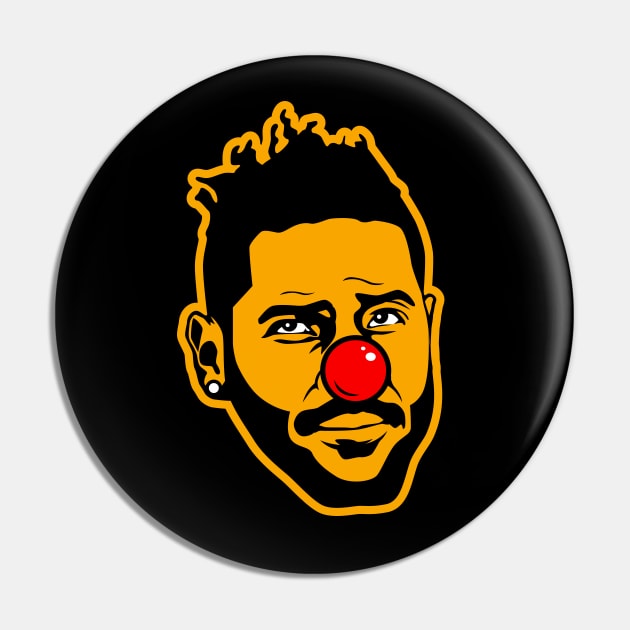 Antonio Brown Clown Pittsburgh Pin by Carl Cordes