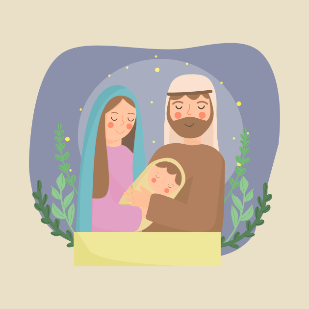 Holy family by Lucadev