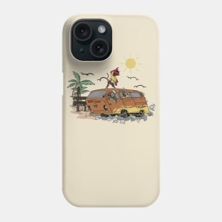 Surfing Paradise Beach Phone Case