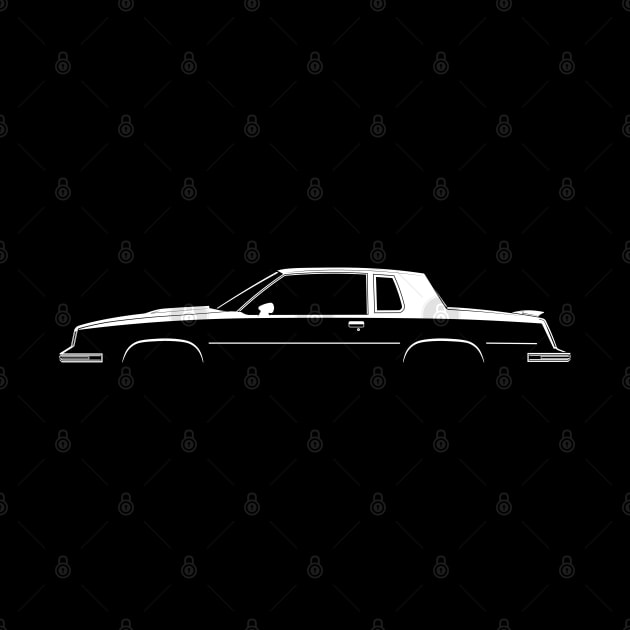 Oldsmobile Hurst/Olds (1983) Silhouette by Car-Silhouettes