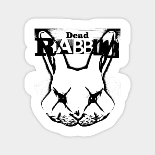 Dead Rabbit Monocrome Magnet