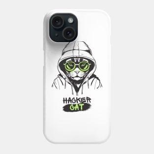 Hacker Cat: Pawsitively Witty Hacks Phone Case