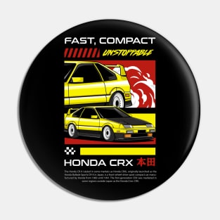 Honda CRX Lover Pin