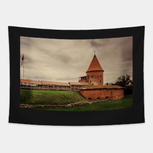 Gothic style medieval castle Tapestry