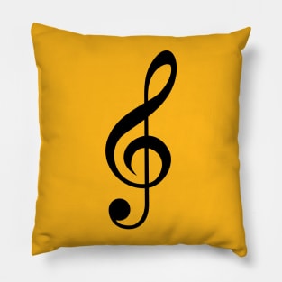 Treble Clef Pillow