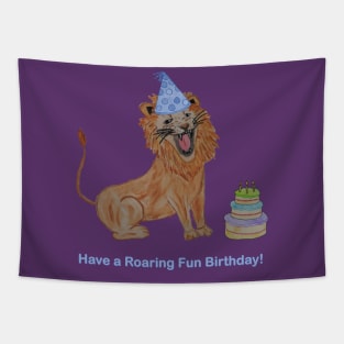 Roaring Fun Birthday Tapestry