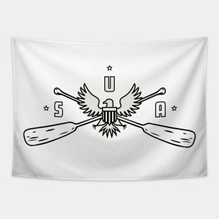 United States of America Rowing oars Tapestry