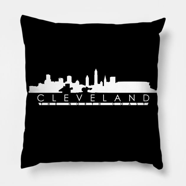 Cleveland The North Coast Pillow by LaughingCoyote