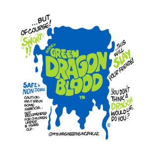 Green Dragon Blood Vintage Halloween Costume T-Shirt