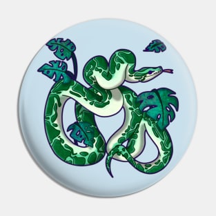 Livs Snake Green Pin