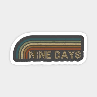 Nine Days Retro Stripes Magnet