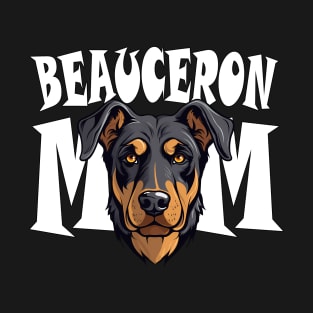 Beauceron Mom Cute Dog Mothers Day Womens T-Shirt