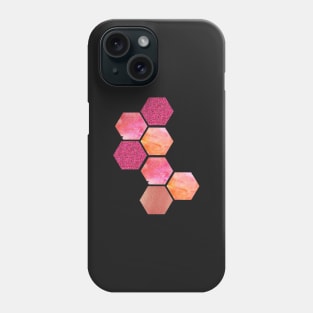 Geometric Hexagon modern art Phone Case