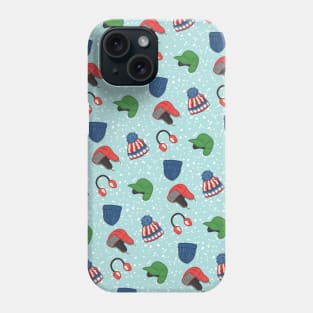 Winter Hats Pattern Phone Case